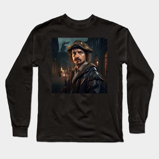 Rembrandt Long Sleeve T-Shirt by ComicsFactory